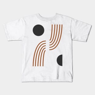 Lines And Circles Kids T-Shirt